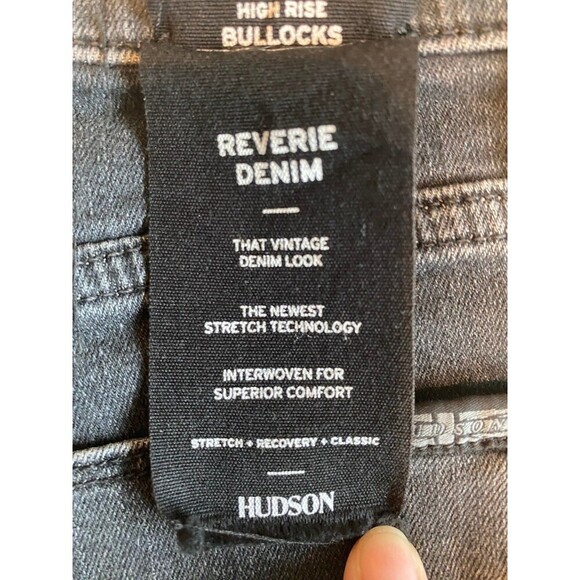 Hudson jeans high rise bullocks lace up crop boot size 29 - Picture 7 of 7